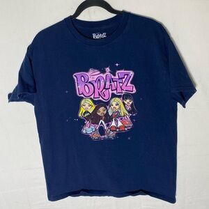 Bratz Navy Blue Graphic Tee Short Sleeve T Shirt M